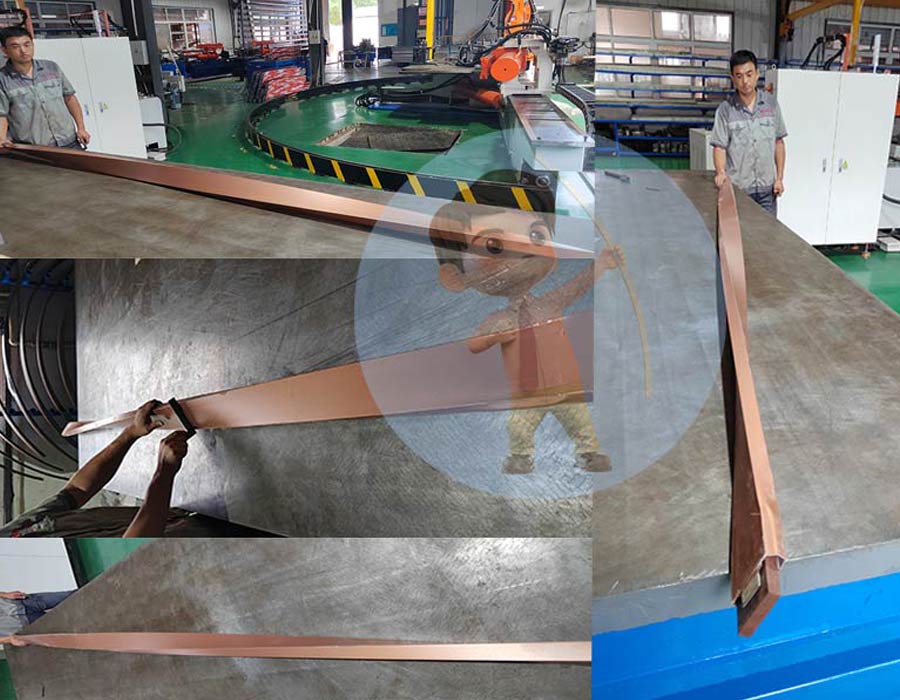 北京鋁型材扭曲彎弧實驗成功