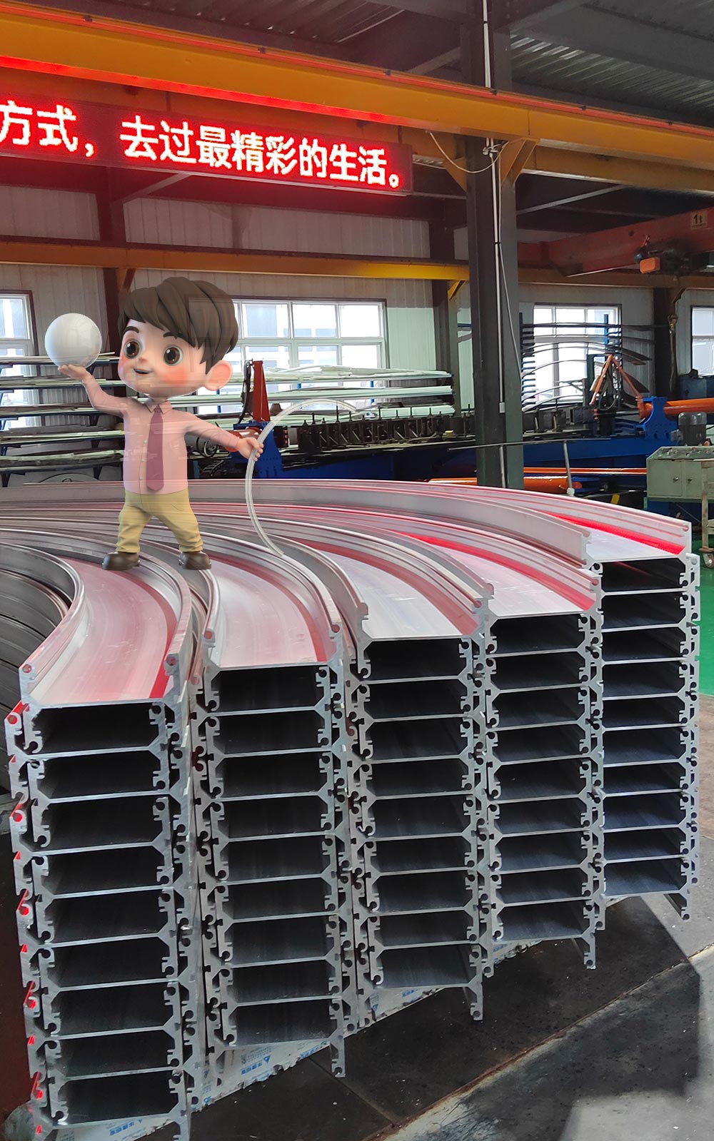 氣膜用工字鋁拉彎 氣膜用工字鋁拉彎